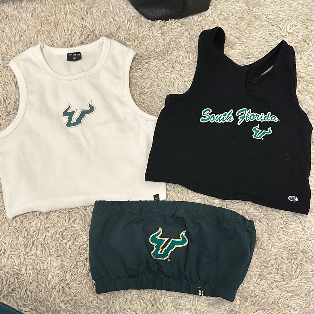 USF tailgate tops